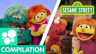 Sesame Street: Play and Sing with Julia! | Julia Compilation