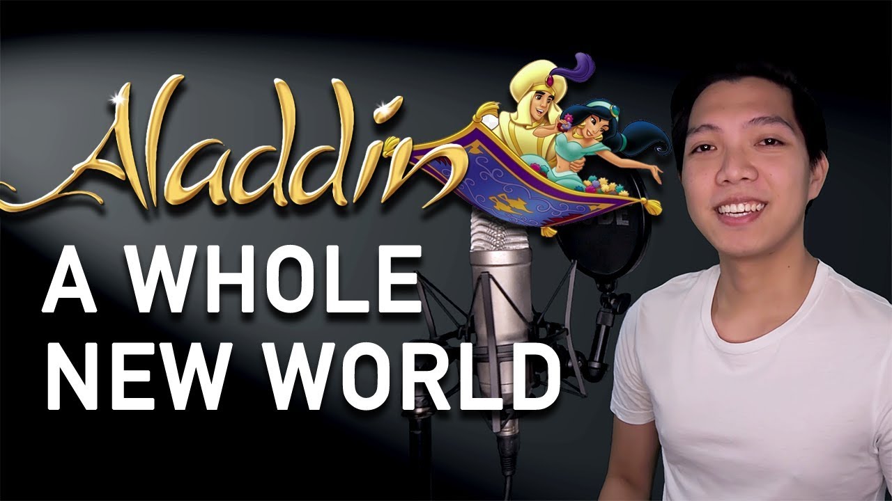 A Whole New World Aladdin Part Only Karaoke Youtube