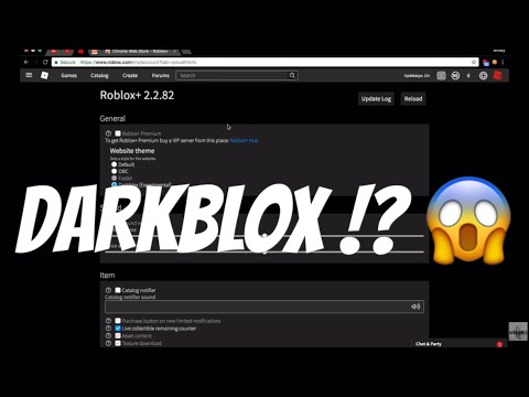 Roblox Dark Theme