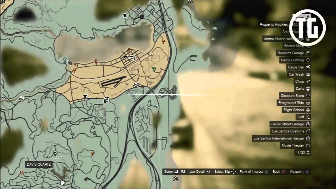 Grand Theft Auto 5 Map Quarry