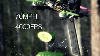 70 MPH DRONE Vs FRUIT in SLOW MO || Experiment, Cause I Can