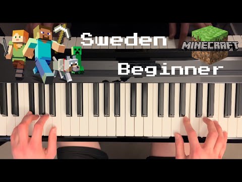 Sweden - EASY Piano Tutorial - YouTube