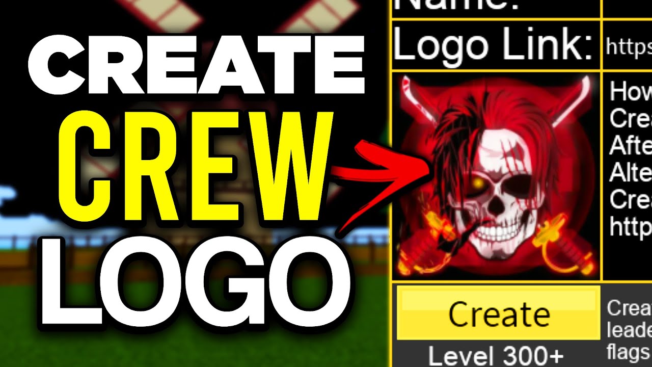 How to Create a Crew Logo in Blox Fruits (Get Decal Link) - 2024 - YouTube