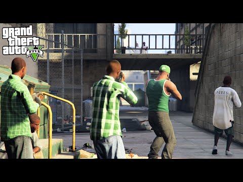 JOINING A GANG - FAMILIES VS BALLERS GANG WAR!! (GTA 5 Mods) - YouTube