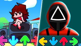 Friday Night Funkin vs Origami King Mod & Squid Game | 2 New Mods For FNF Mobile Android Gameplay