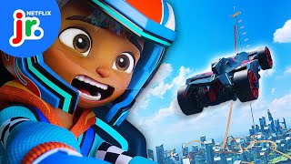 can coop conquer the sky fire jump challenge hot wheels lets race netflix jr