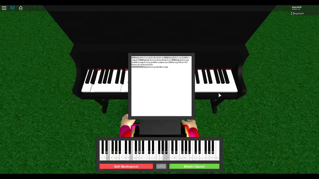 Fur Elise on ROBLOX Piano { UPDATED TUTORIAL } - YouTube