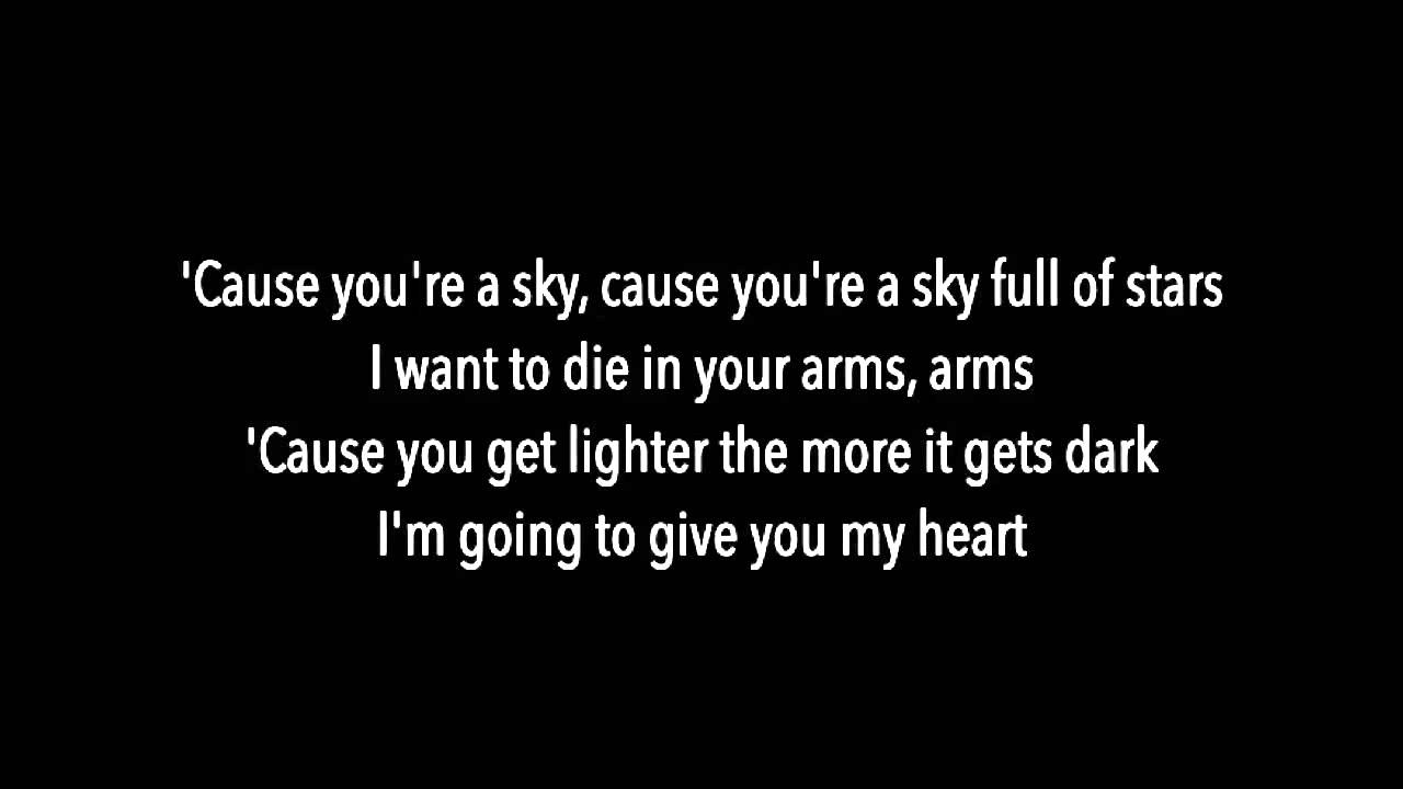 Coldplay 'A Sky Full of Stars' | Lyrics Explained - YouTube