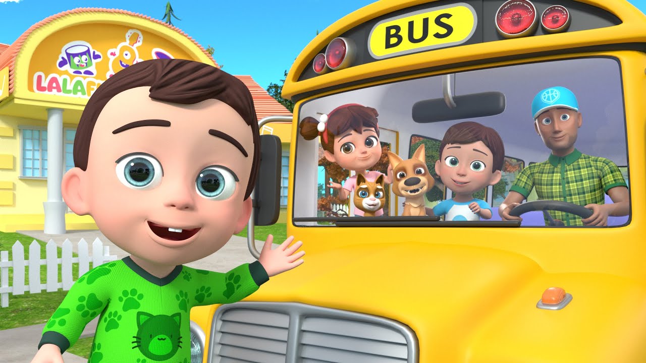 Wheels On The Bus | Educational Nursery Rhymes & Kids Songs - YouTube