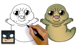 How To Draw Baby Jabba | Star Wars