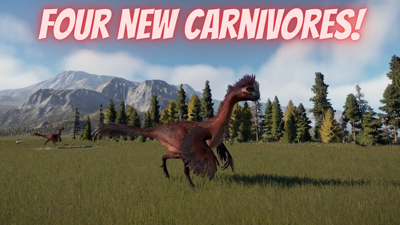 Four New Carnivores! - Cretaceous Predator Pack Showcase - YouTube