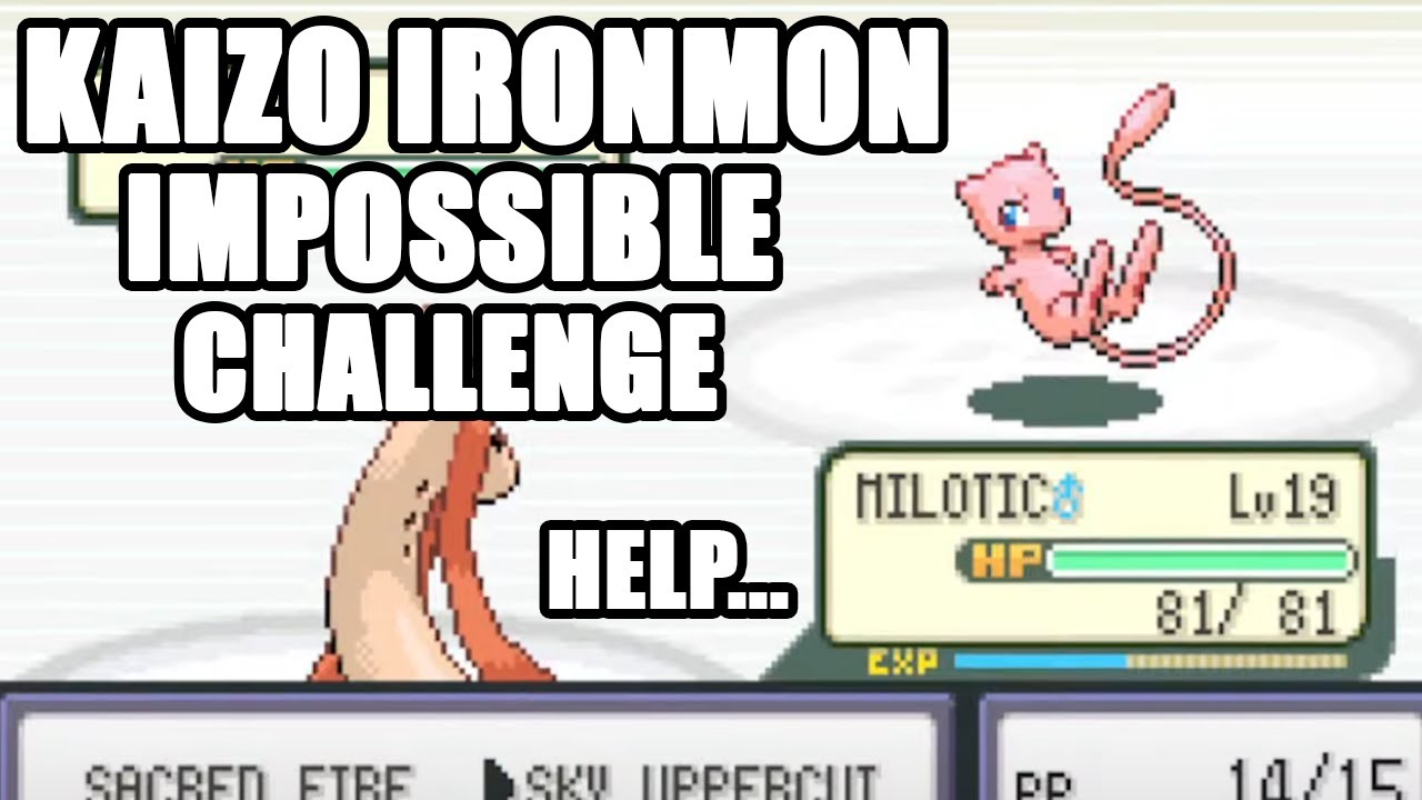 The Kaizo Ironmon Challenge - 420 RESETS... - YouTube