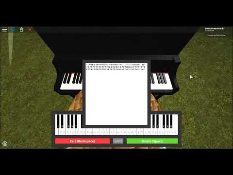 Faded roblox piano( look in desc for notes) - YouTube