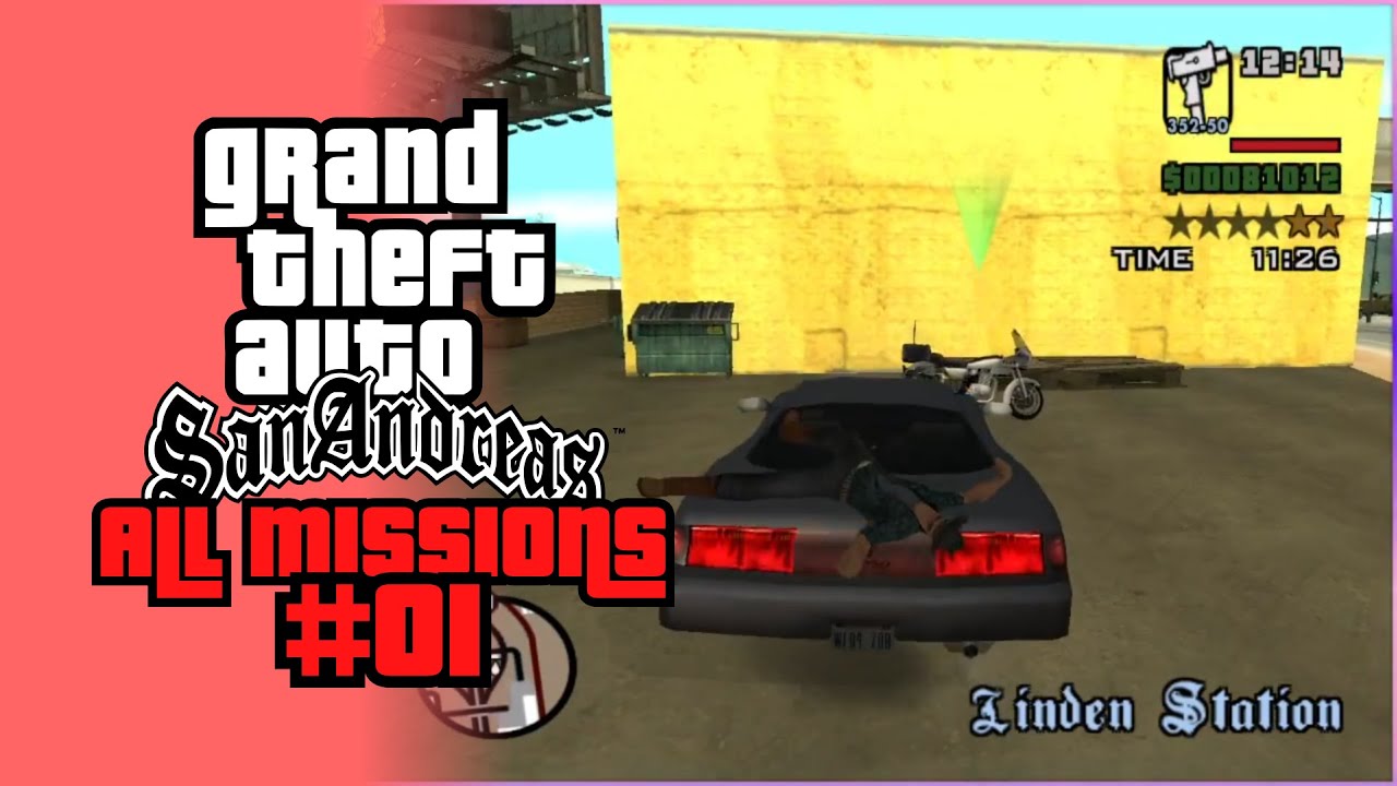 GTA San Andreas Speedrun - All missions first time #01 - YouTube