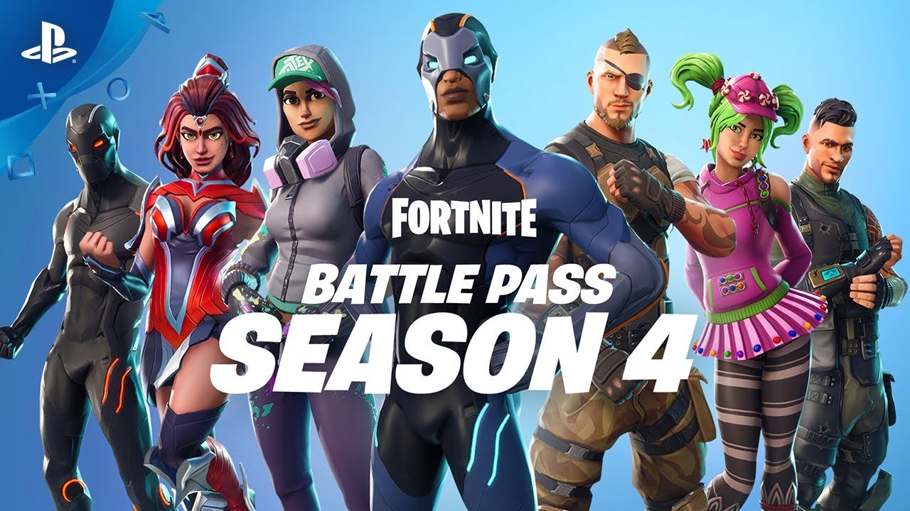 Fortnite Battle Pass Season 4 Launch Trailer Ps4 Youtube