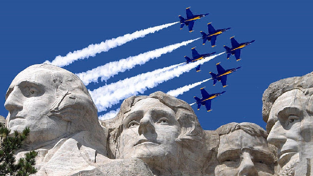 The Blue Angels at Mount Rushmore YouTube