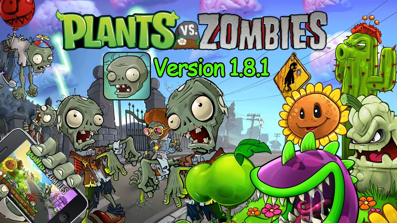 Plants vs. Zombies [iPhone] [Version 1.8.1] FULL Walkthrough - YouTube