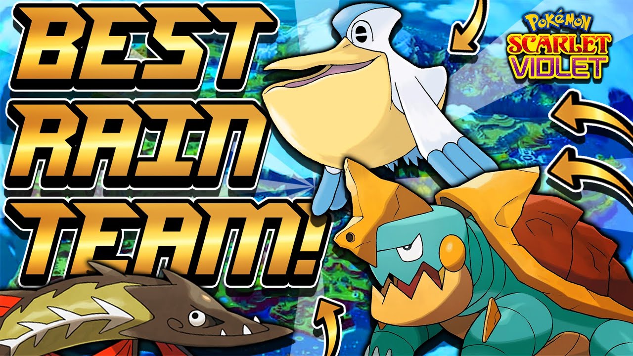 The BEST RAIN TEAM For Ranked! - Pokémon Scarlet & Violet Competitive ...