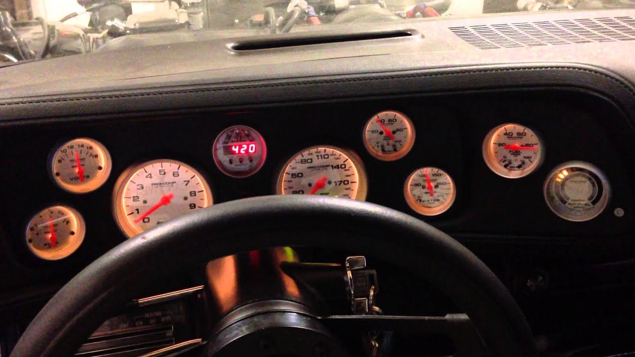 Digital Dash For 1980 Camaro