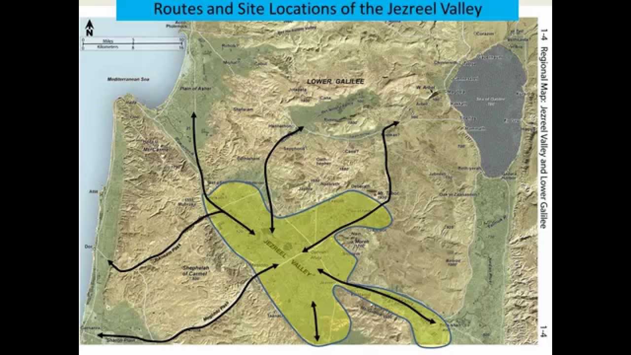 Biblical Map Valley Of Rephaim