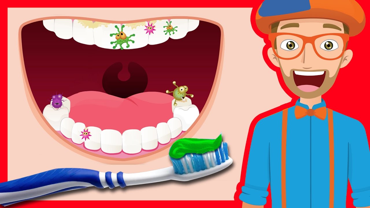 Tooth Brushing Song by Blippi | 2-Minutes Brush Your Teeth for Kids ...