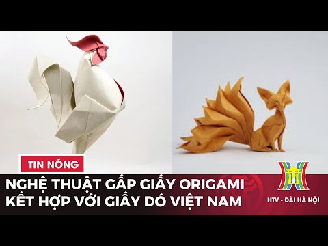 Nghệ thuật gấp giấy origami kết hợp với giấy dó Việt Nam | Tin tức ...