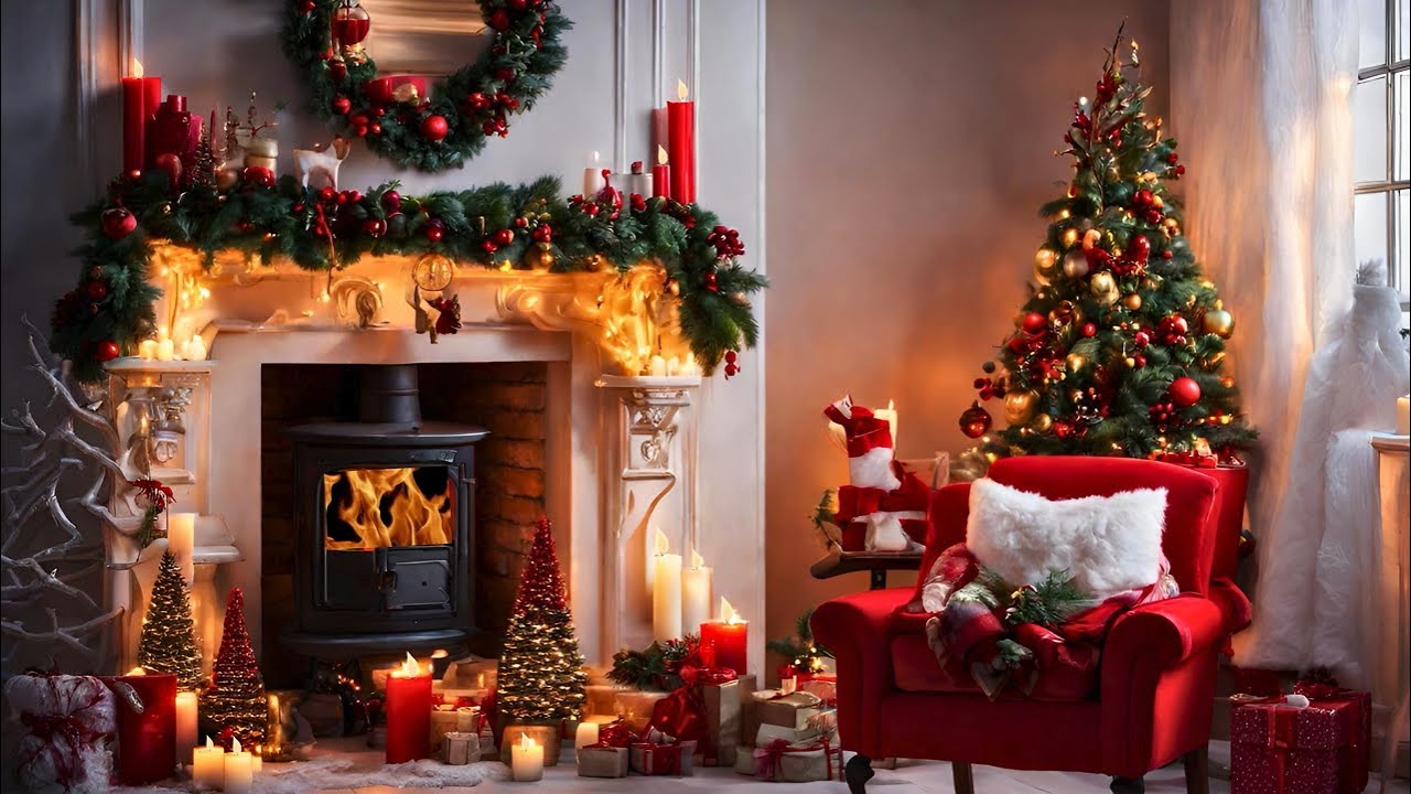 ⛄Perfect Christmas Ambience 2024🎅 Atmospheric Cozy Jazz Music🎄 ...