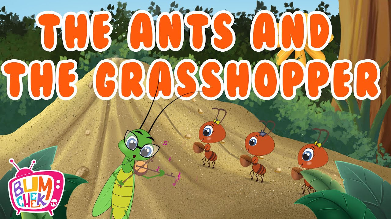 The Ants And The Grasshopper|The Ant And The Grasshopper Story|Nursery ...