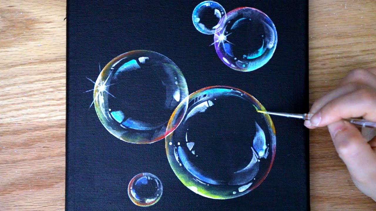 How To Paint Bubbles Easy