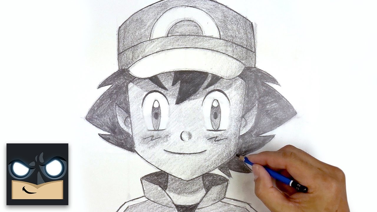 Ash Pokemon Drawing