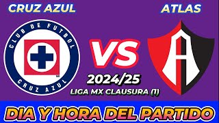 Cruz Azul Vs Atlas D C3 B3nde Ver En Vivo Fecha Hora Horario Cuando ...