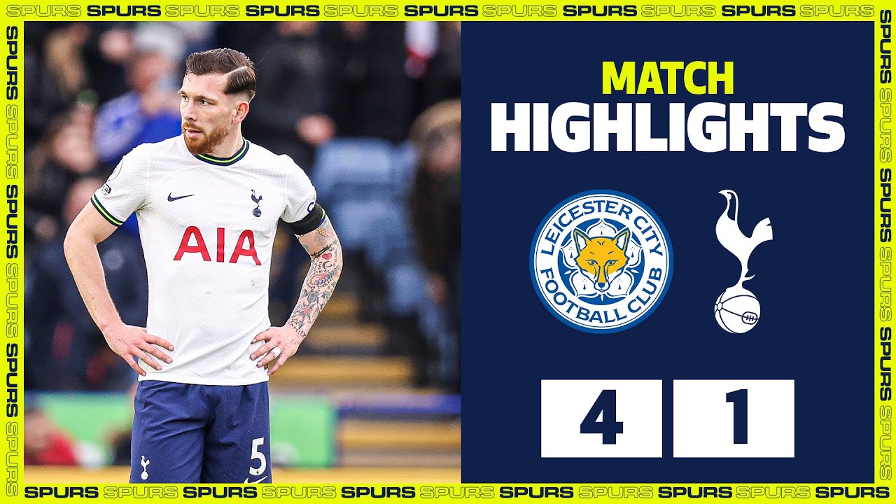 Leicester 4-1 Tottenham, Premier League highlights, Video, Watch TV Show