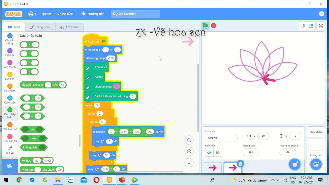 Cách Vẽ Hình Hoa Sen Trong Scratch - Hướng Dẫn Chi Tiết Và Sáng Tạo
