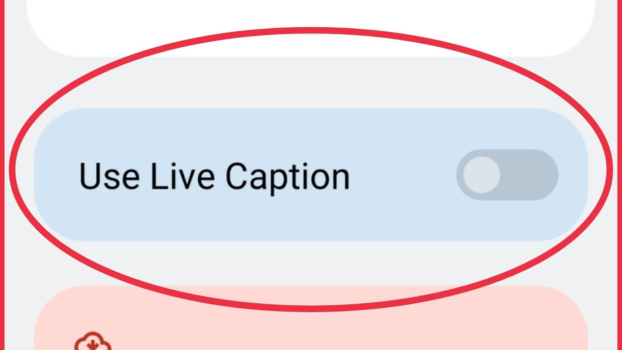 How To Turn ON/OFF Live Caption Settings in Android - YouTube