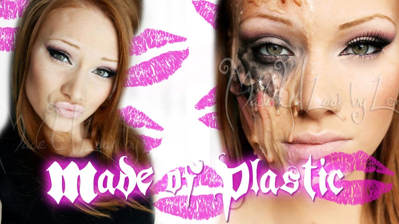 Made Of Plastic Melted Barbie Makeup Tutorial YouTube