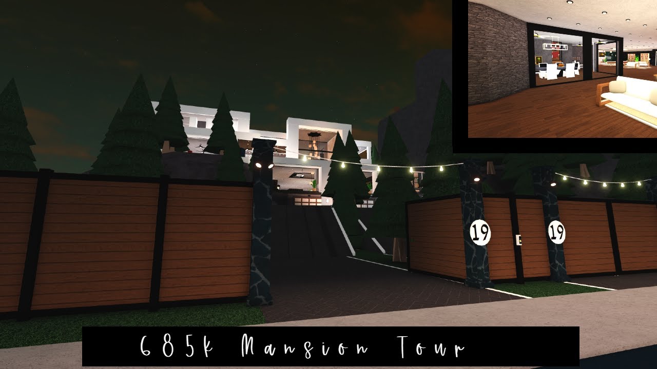 Massive Modern Forest Mansion Tour Bloxburg! | 685k - YouTube