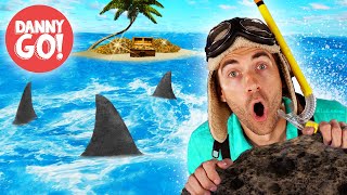 sharks in the water floor is lava game brain break danny go dance songs for kids