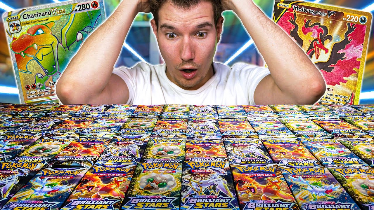 Das RIESEN 100 Booster Opening! 😨🔥 POKÉMON Strahlende Sterne - YouTube