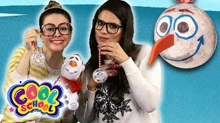 DIY Olaf Frozen Ornament Craft! Fun Kids' Christmas DIYs! | Arts & Craft with Crafty Carol