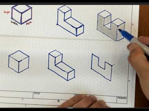 Isometric Drawing Intro - YouTube