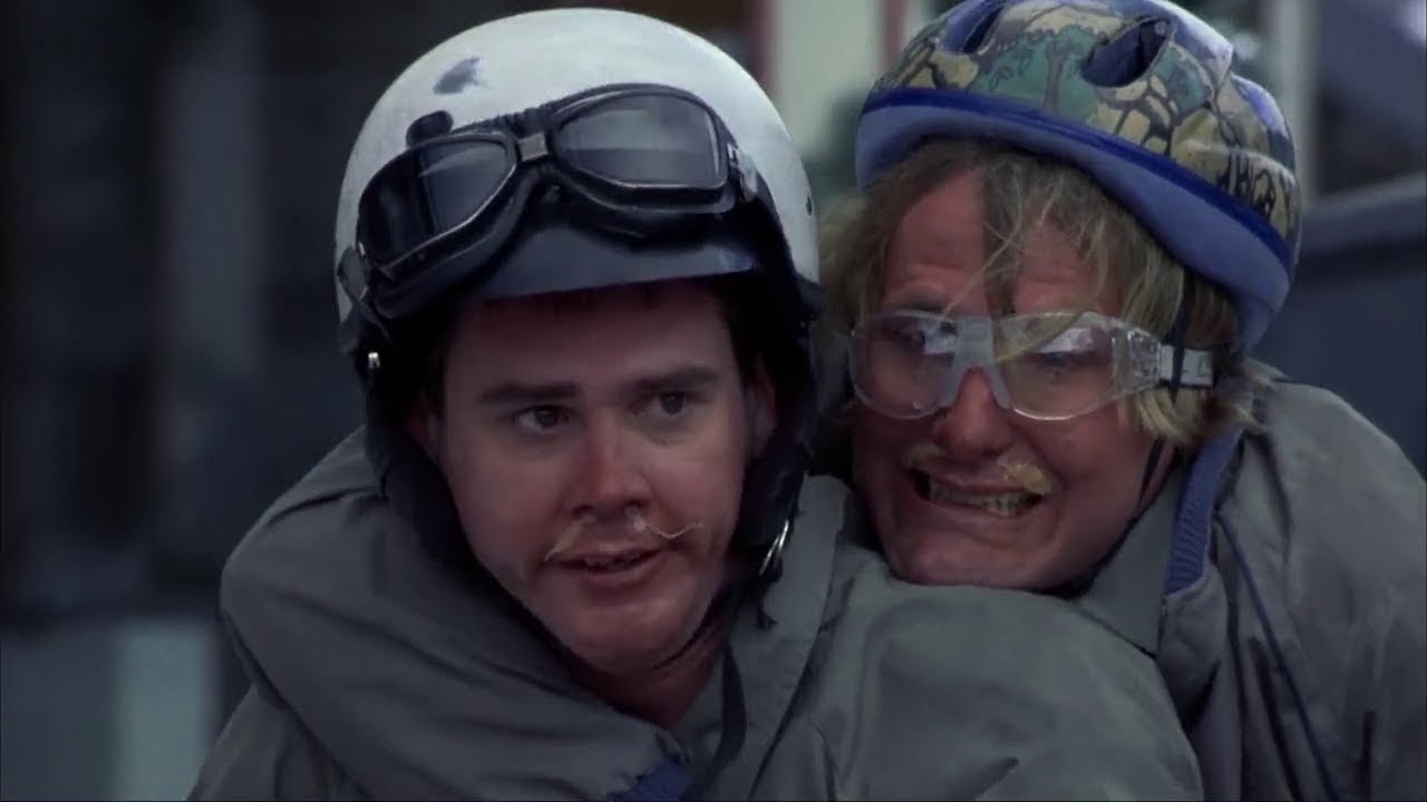 Dumb And Dumber Frozen On Bike