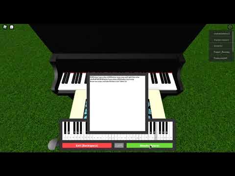 Fur elise roblox piano (Sheets in disc) - YouTube