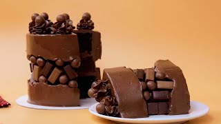 Yummy Cake Recipes | EP 9 | Chocolate Fasult Line Cake | How To Make Chocolate Cake