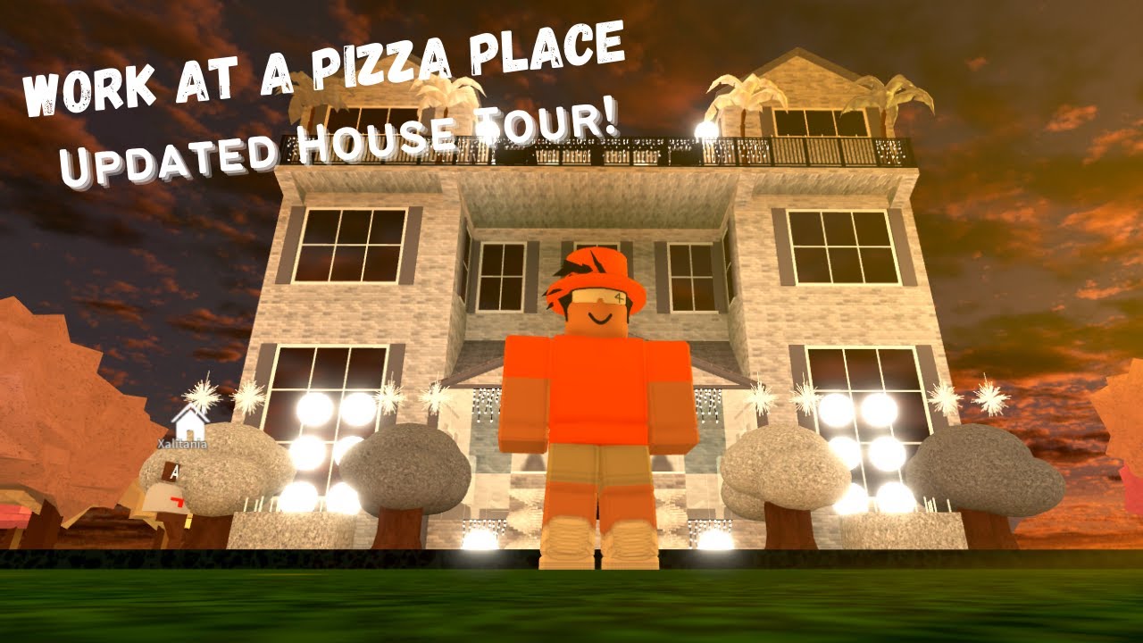 Work At A Pizza Place UPDATED Mansion Tour! [Roblox] - YouTube