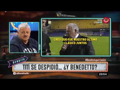 Tití se despidió...¿Y Benedetto? - YouTube