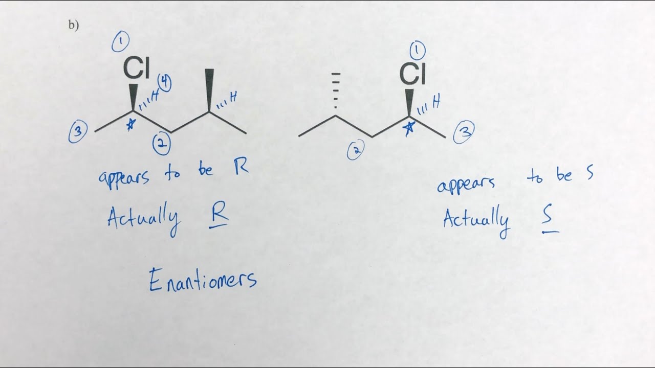 How to Determine Enantiomers and Diastereomers - YouTube