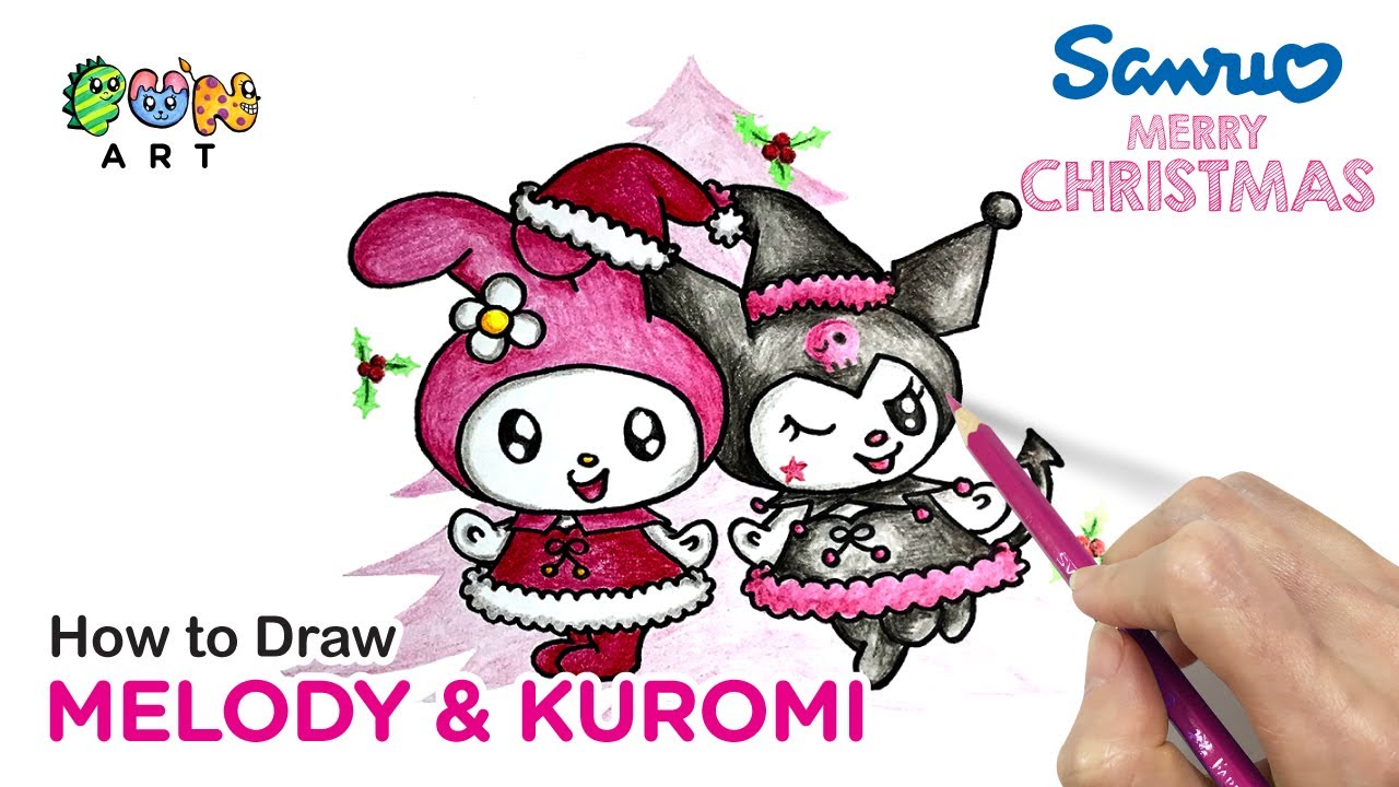 How To Draw MY MELODY And KUROMI SANRIO HELLO KITTY, 44% OFF