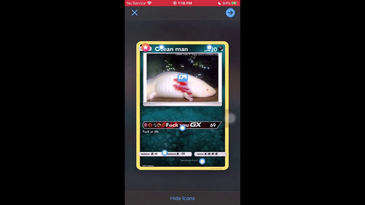 how to make pokemon card on ur phone - YouTube