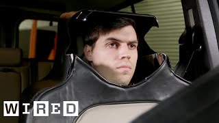 Man Dresses as a Car Seat in the Name of Self-Driving Science | WIRED