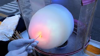 LED   / LED rainbow cotton candy / korean street food